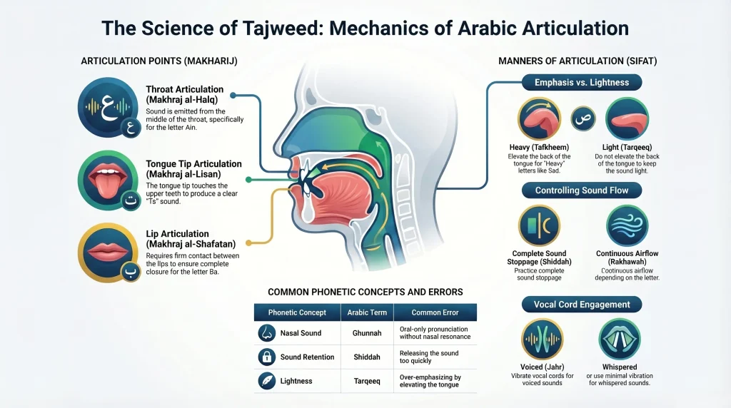 Arabic Phonetics in Tajweed