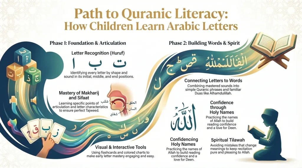 How Children Learn Arabic Letters for Quran Reading