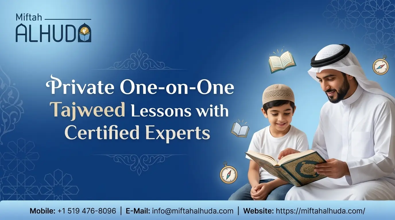 Private One-on-One Tajweed Lessons with Certified Experts