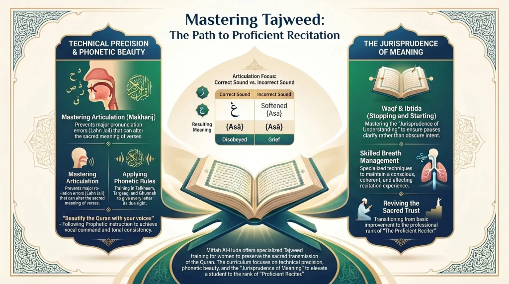 Quran tajweed class for women online