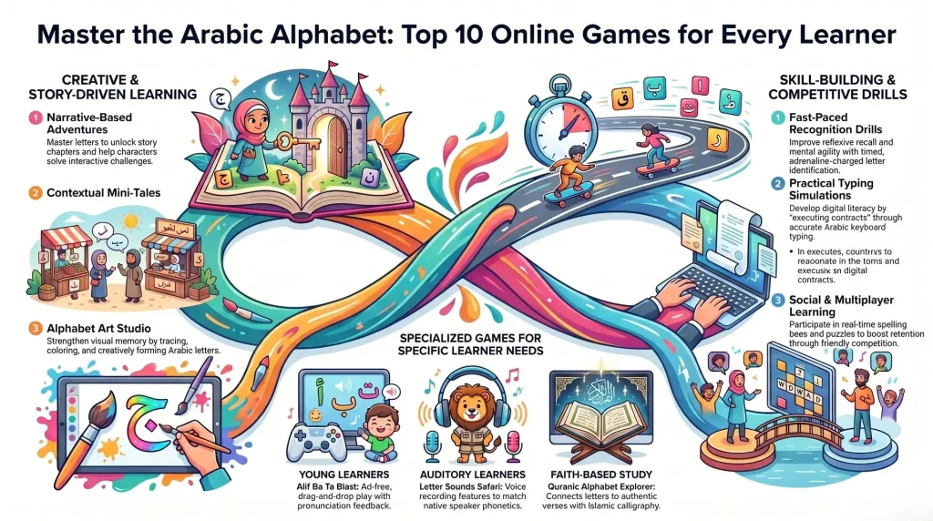 Top 10 Fun Online Games to Master the Arabic Alphabet