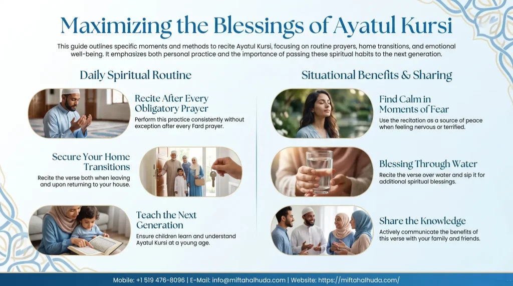 Practical Tips to Maximize Ayatul Kursi Benefits
