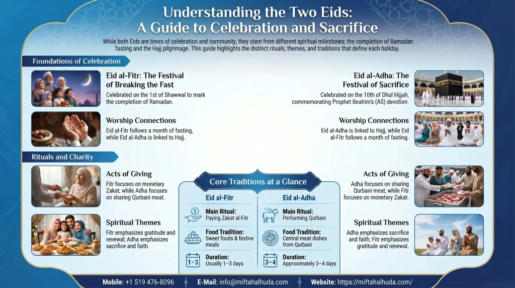 Eid al-Adha vs. Eid al-Fitr