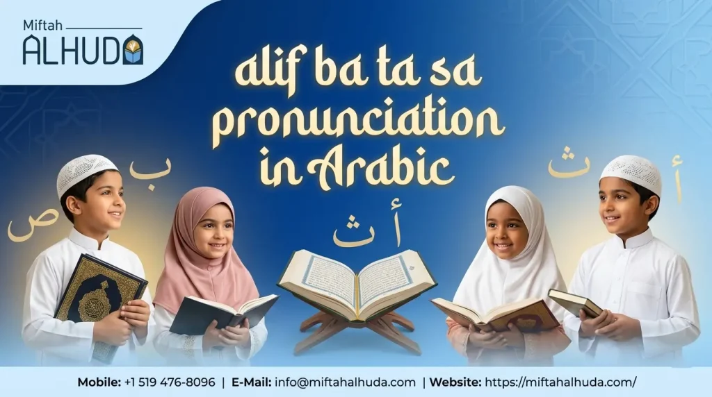 alif ba ta sa pronunciation in Arabic
