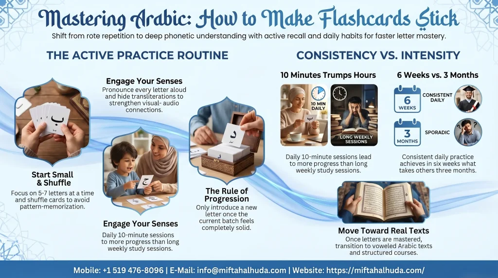 How to Actually Use Flashcards So the Letters Stay