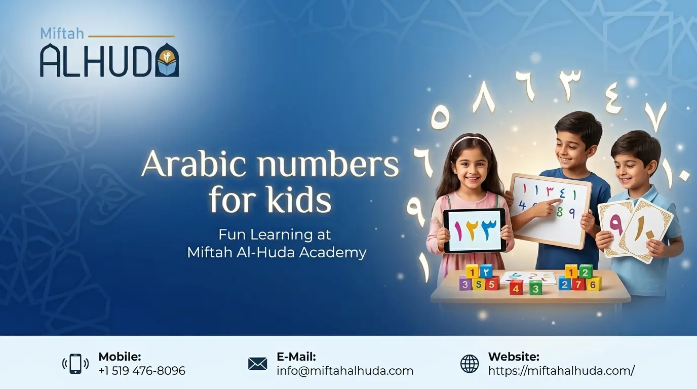 Arabic numbers for kids