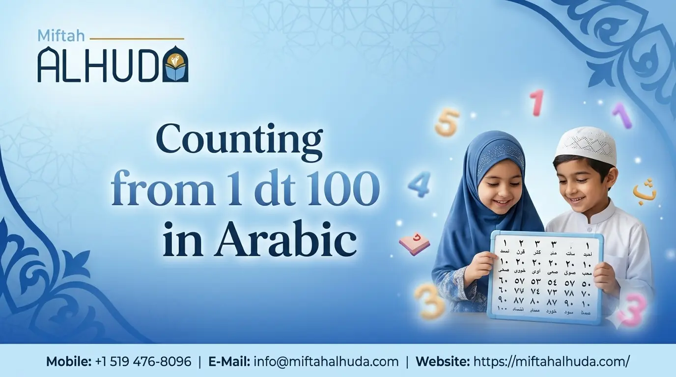 Counting from 1 to 100 in Arabic
