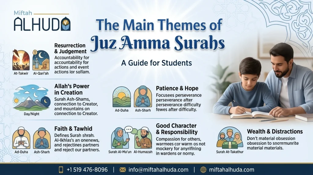The Main Themes of Juz Amma Surahs