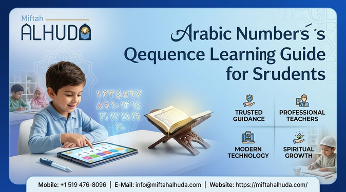 Arabic numbers sequence learning