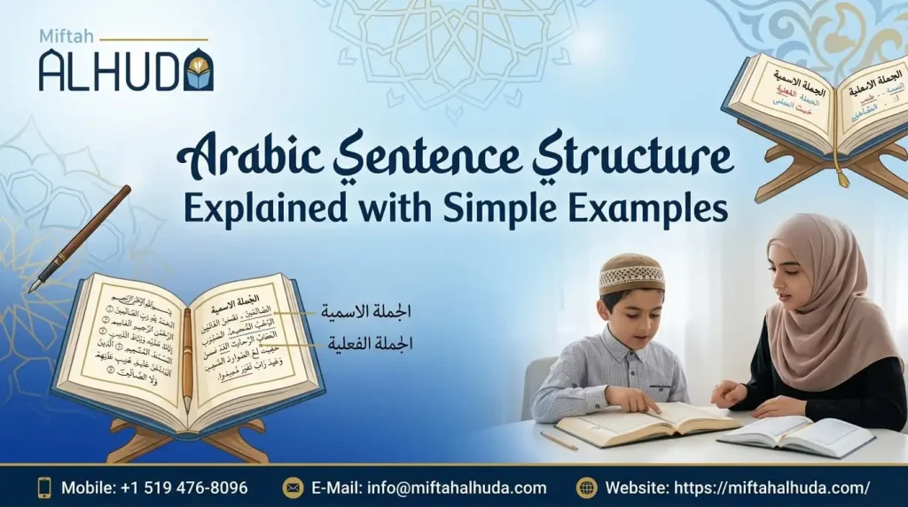 Arabic sentence structure examples