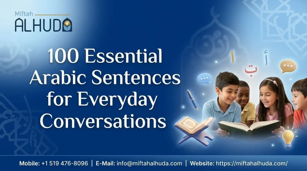 Arabic sentences in Arabic for daily conversation