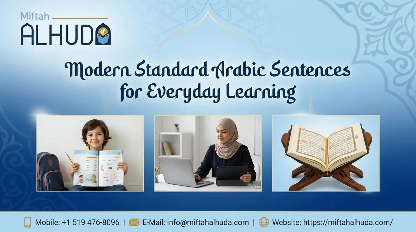 Modern Standard Arabic Sentences