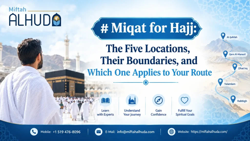 Miqat for Hajj