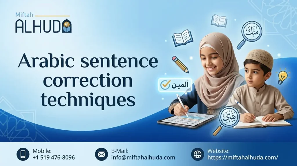 Arabic sentence correction techniques